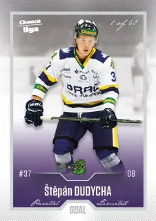Dudycha Štěpán Goal Cards 2022-23 Silver 1of60 č.178