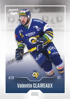 Claireaux Valentin Goal Cards 2022-23 Řadovka č.196