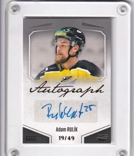 Rulík Adam Goal Cards 2022-23 Autograph /49 č.A14