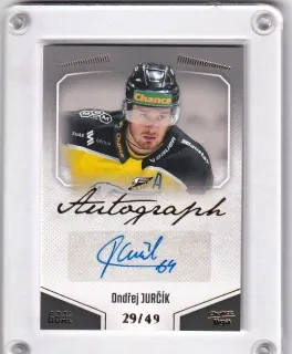 Jurčík Ondřej Goal Cards 2022-23 Autograph /49 č.A15