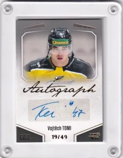 Tomi Vojtěch Goal Cards 2022-23 Autograph /49 č.A16