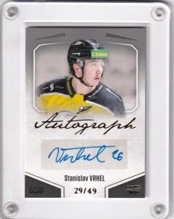 Vrhel Stanislav Goal Cards 2022-23 Autograph /49 č.A18