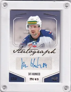 Hunkes Jiří Goal Cards 2022-23 Autograph /49 č.A33