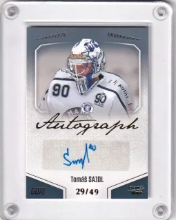 Sajdl Tomáš Goal Cards 2022-23 Autograph /49 č.A49