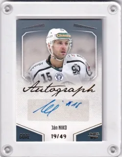 Niko Ján Goal Cards 2022-23 Autograph /49 č.A51