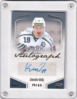 Král Zdeněk Goal Cards 2022-23 Autograph /49 č.A52