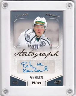 Koukal Petr Goal Cards 2022-23 Autograph /49 č.A53