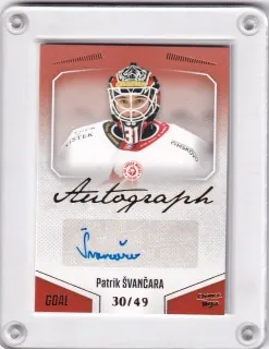 Švančara Patrik Goal Cards 2022-23 Autograph /49 č.A55
