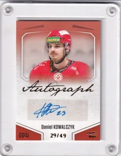 Kowalczyk Daniel Goal Cards 2022-23 Autograph /49 č.A56
