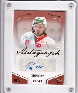 Půhoný Jiří Goal Cards 2022-23 Autograph /49 č.A66