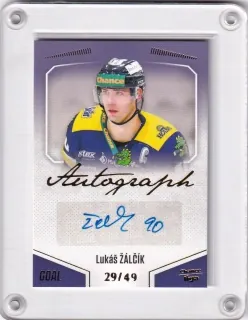 Žálčík Lukáš Goal Cards 2022-23 Autograph /49 č.A76