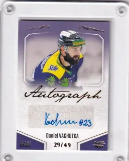 Vachutka Daniel Goal Cards 2022-23 Autograph /49 č.A78