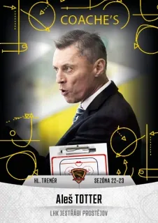 Totter Aleš Goal Cards 2022-23 Coach‘s č.C06
