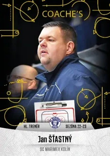 Šťastný Jan Goal Cards 2022-23 Coach‘s č.C14