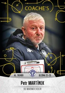 Martínek Petr Goal Cards 2022-23 Coach‘s č.C15