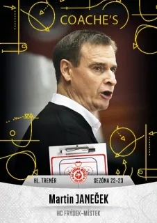 Janeček Martin Goal Cards 2022-23 Coach‘s č.C16