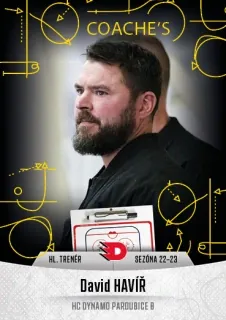 Havíř David Goal Cards 2022-23 Coach‘s č.C18