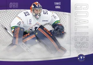 Král Tomáš Goal Cards 2022-23 Goalies č.G07