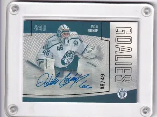 Soukup Jakub Goal Cards 2022-23 Goalies Autograph /49 č.G11