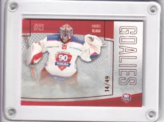 Bláha Ondřej Goal Cards 2022-23 Goalies Parallel /49 č.G15