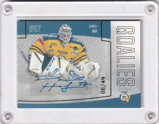 Huf Daniel Goal Cards 2022-23 Goalies Autograph /49 č.G18
