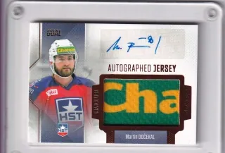 Dočekal Martin Goal Cards 2022-23 Game Jersey Autograph /25 č.GJA-08