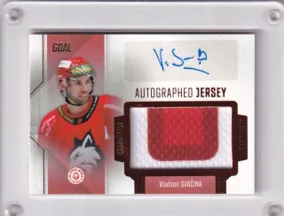 Svačina Vladimír Goal Cards 2022-23 Game Jersey Autograph /25 č.GJA-14