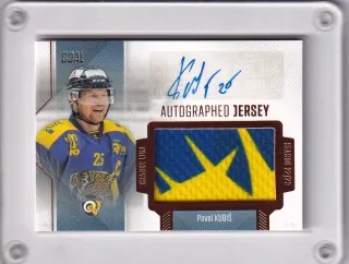 Kubiš Pavel Goal Cards 2022-23 Game Jersey Autograph /25 č.GJA-22
