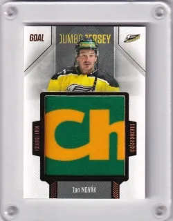 Novák Jan Goal Cards 2022-23 Game Jumbo Jersey /77 č.GJJ-05
