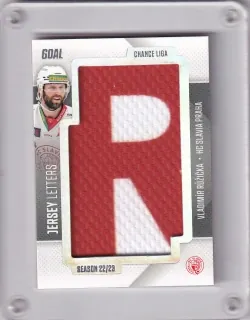 Růžička Vladimír Goal Cards 2022-23 Lettermen "R" 1/7 č.GJL-11