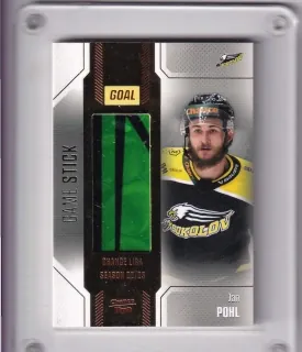 Pohl Jan Goal Cards 2022-23 Game Used Stick /35 č.GUS-06