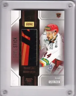 Ostřížek David Goal Cards 2022-23 Game Used Stick /35 č.GUS-09