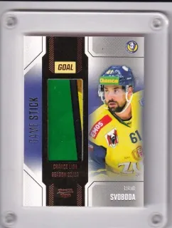 Svoboda Jakub Goal Cards 2022-23 Game Used Stick /35 č.GUS-16