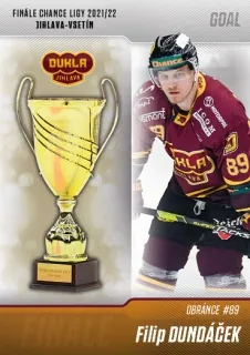 Dundáček Filip Goal Cards 2022-23 Finále 2022 Jihlava-Vsetín č.J-08