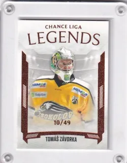 Závorka Tomáš Goal Cards 2022-23 Legends Parallel /49 č.L07