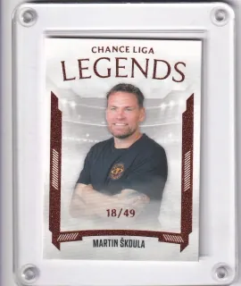 Škoula Martin Goal Cards 2022-23 Legends Parallel /49 č.L09