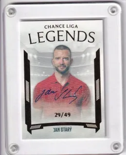 Starý Jan Goal Cards 2022-23 Legends Autograph /49 č.L15