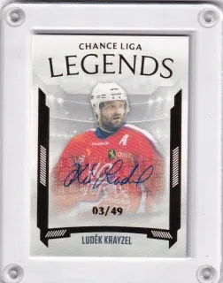 Krayzel Luděk Goal Cards 2022-23 Legends Autograph /49 č.L16