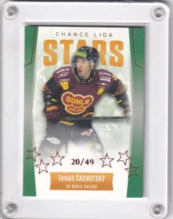 Čachotský Tomáš Goal Cards 2022-23 Chance liga Stars Parallel /49 č.S01