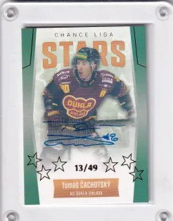 Čachotský Tomáš Goal Cards 2022-23 Chance liga Stars Autograph /49 č.S01