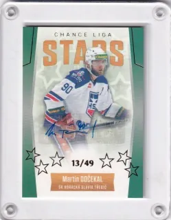 Dočekal Martin Goal Cards 2022-23 Chance liga Stars Autograph /49 č.S06