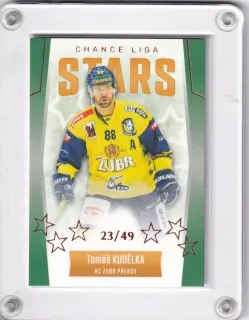 Kudělka Tomáš Goal Cards 2022-23 Chance liga Stars Parallel /49 č.S07