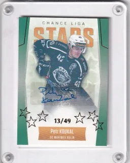 Koukal Petr Goal Cards 2022-23 Chance liga Stars Autograph /49 č.S09
