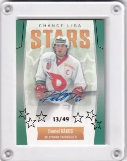 Rákos Daniel Goal Cards 2022-23 Chance liga Stars Autograph /49 č.S11