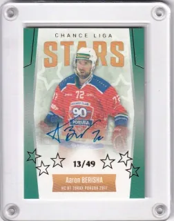 Berisha Aaron Goal Cards 2022-23 Chance liga Stars Autograph /49 č.S12