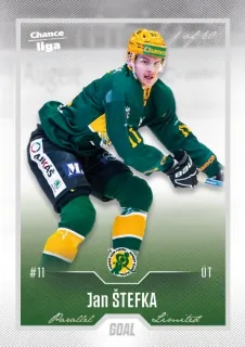 Štefka Jan Goal Cards II.serie 2022-23 Silver 1of60 č.224
