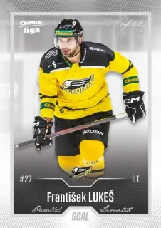 Lukeš František Goal Cards II.serie 2022-23 Silver 1of60 č.241