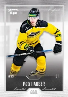 Hauser Petr Goal Cards II.serie 2022-23 Silver 1of60 č.244