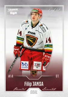 Jansa Filip Goal Cards II.serie 2022-23 Silver 1of60 č.254
