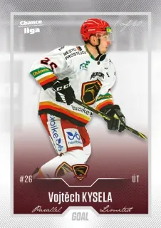 Kysela Vojtěch Goal Cards II.serie 2022-23 Silver 1of60 č.256